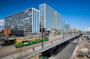 Tripla_complex_and_Pasilansilta_in_Keski-Pasila,_Helsinki,_Finland,_2022_May_-_2